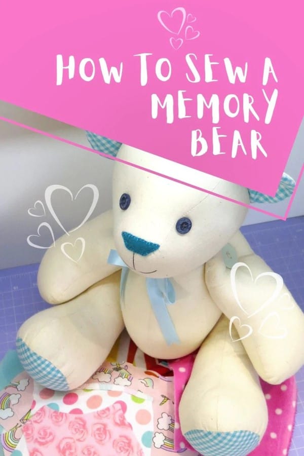 Calico The Memory Bear sewing pattern