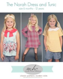 Norah Dress and Tunic sewing pattern (6mths-12yrs) - Sew Modern Kids