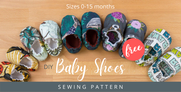 DIY Baby Shoes FREE sewing pattern (Sizes 0-15 months)