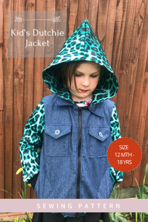 Kids Dutchie Jacket sewing pattern (12mths to Big Kid 18) - Sew Modern Kids