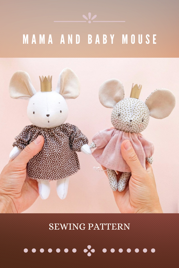 Free stuffed mouse sales sewing pattern