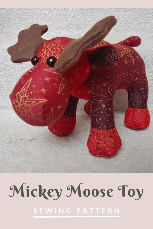 Mickey Moose Toy sewing pattern