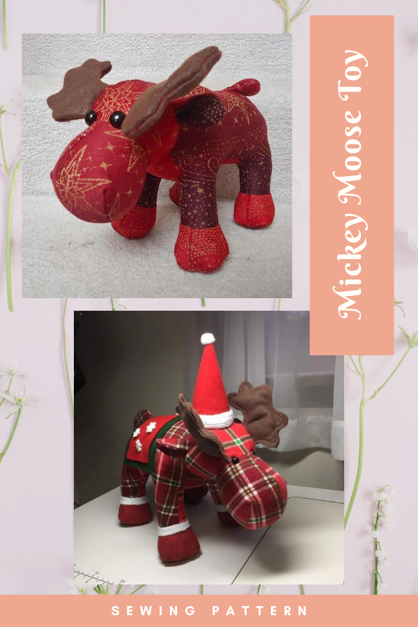 Stuffed moose store sewing pattern