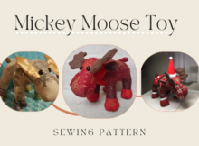 Mickey Moose Toy sewing pattern