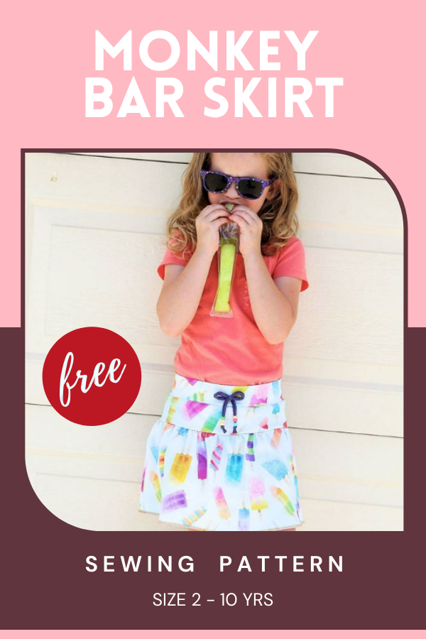 Monkey Bar Skirt FREE sewing pattern (2-10 years)