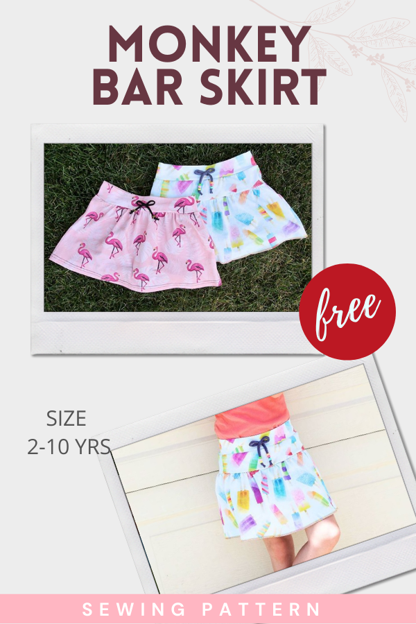 Monkey Bar Skirt FREE sewing pattern (2-10 years)