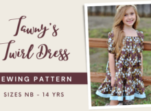 Tawny's Twirl Dress sewing pattern (NB to 14yrs)