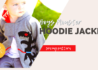 Boys Monster Hoodie Jacket sewing pattern (Sizes 1 to 10)