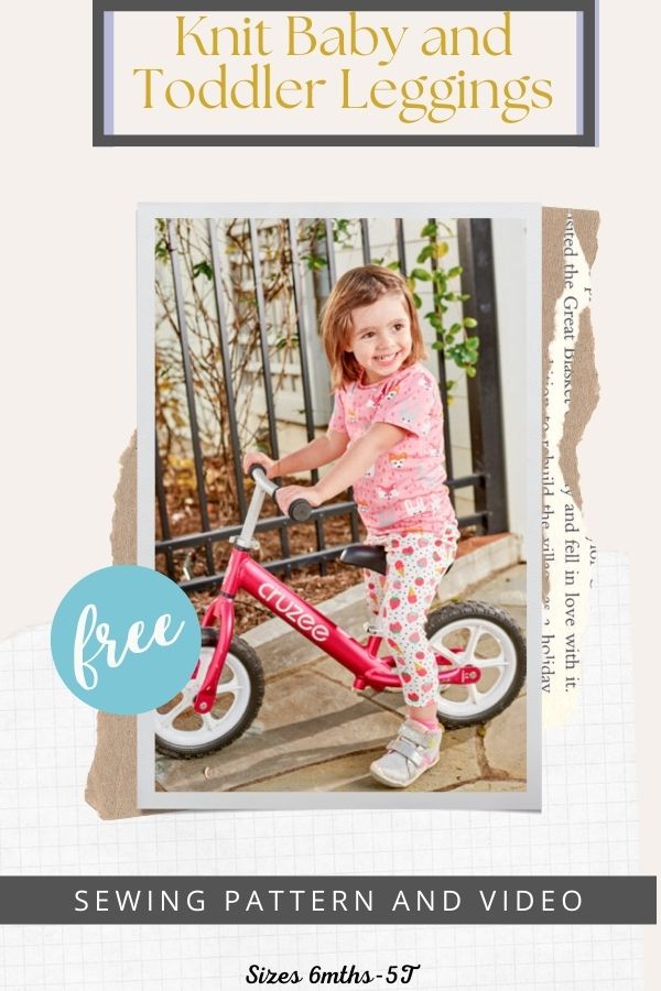 Pocket Leggings sewing pattern (sizes 2-14) - Sew Modern Kids