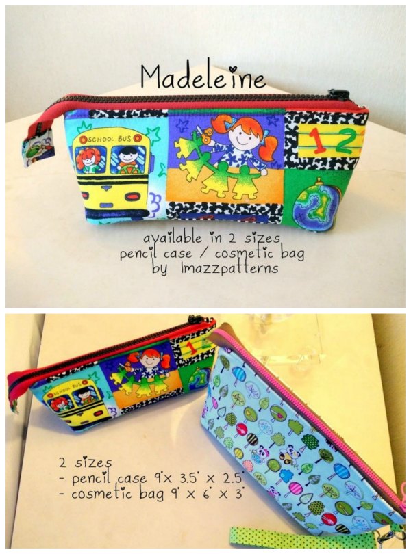 Madeleine Pouches sewing pattern