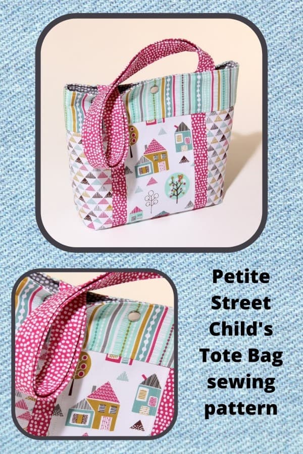 Petite Street Childs Tote Bag sewing pattern