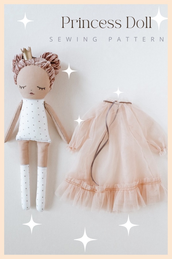 Princess Doll sewing pattern
