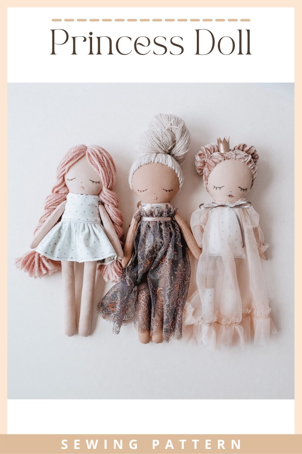 Princess Doll sewing pattern