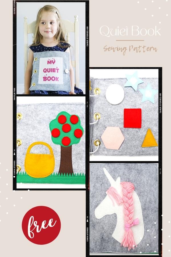 Quiet Book FREE sewing pattern - Sew Modern Kids