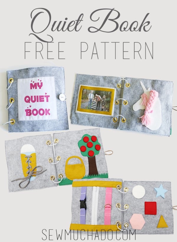 Quiet Book FREE sewing pattern - Sew Modern Kids