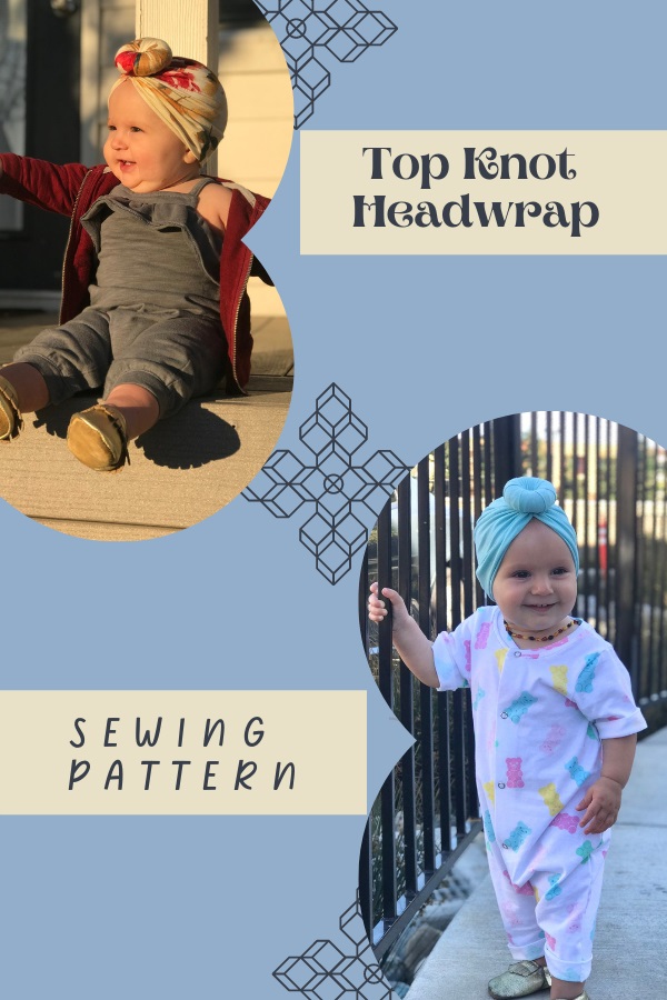 Top Knot Headwrap sewing pattern