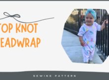 Top Knot Headwrap sewing pattern