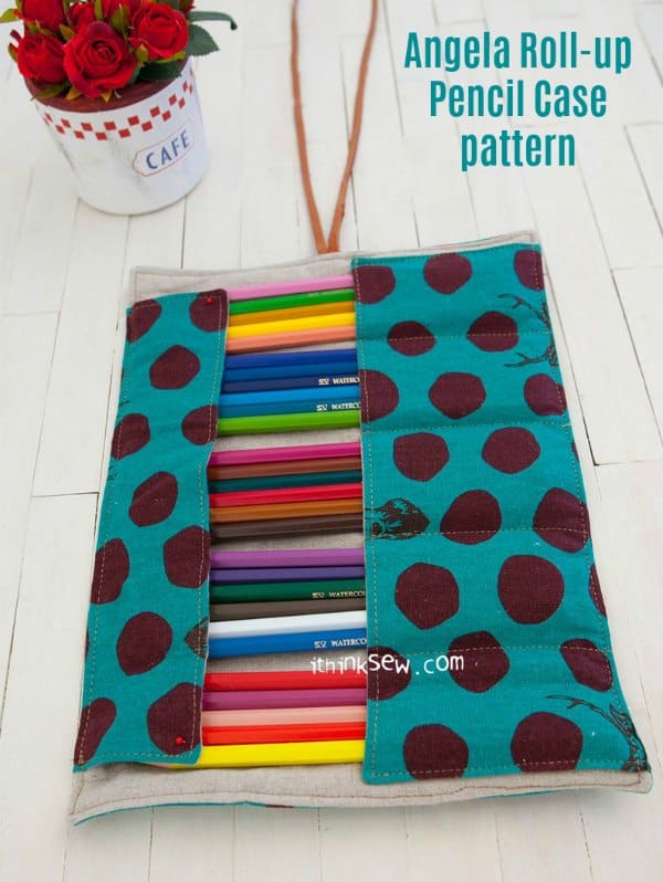 Angela Roll Up Pencil Case sewing pattern
