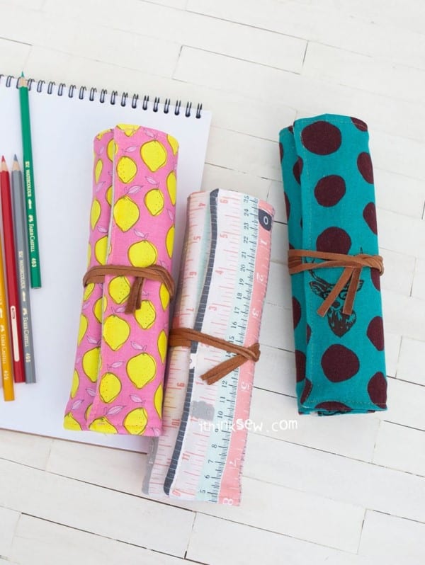 DIY Roll up Pencil case