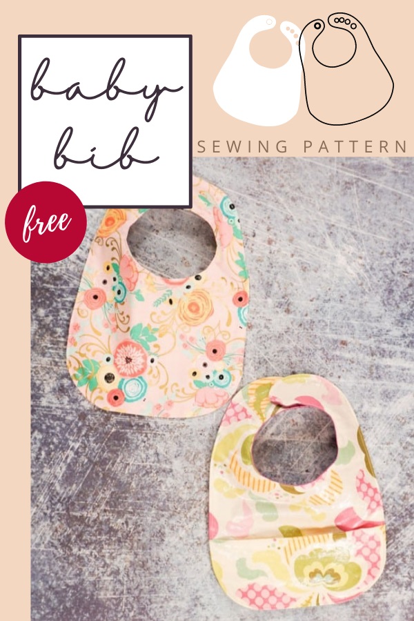 Baby Bib FREE sewing pattern
