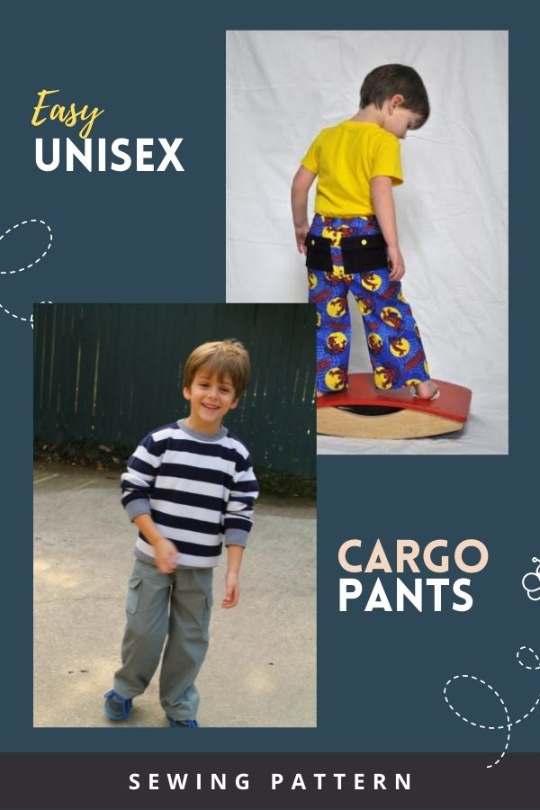 Easy Unisex Cargo Pants sewing pattern