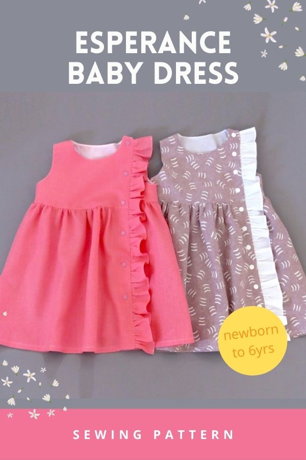 Esperance Baby Dress sewing pattern (Newborn to 6yrs)