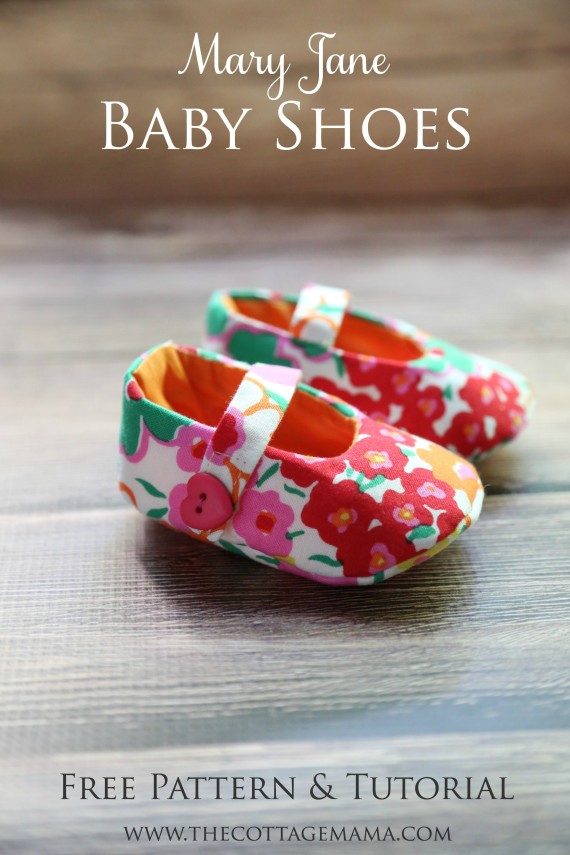 Mary Jane Baby Shoes FREE sewing pattern (6-12mths) - Sew Modern Kids