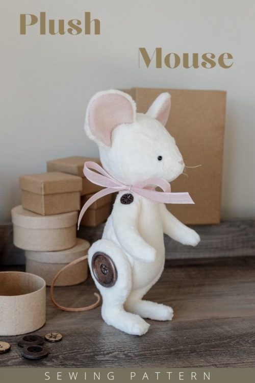 Plush Mouse sewing pattern - Sew Modern Kids