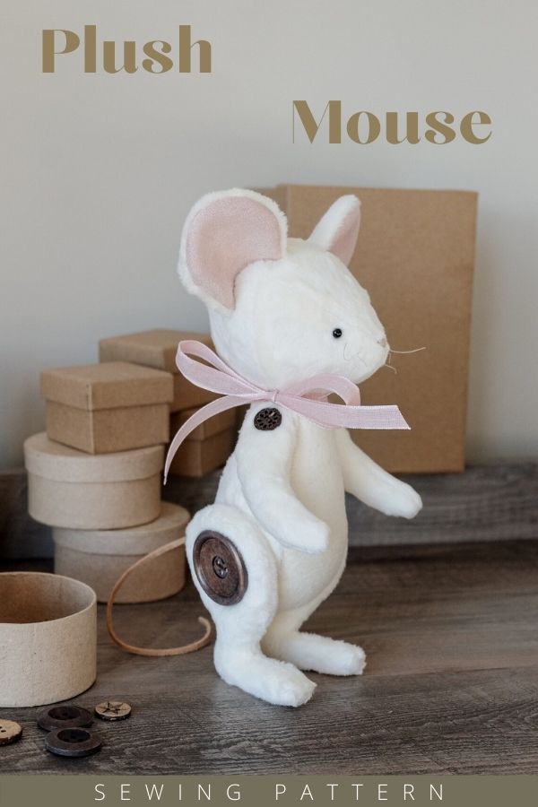 mouse stuffed animal pattern