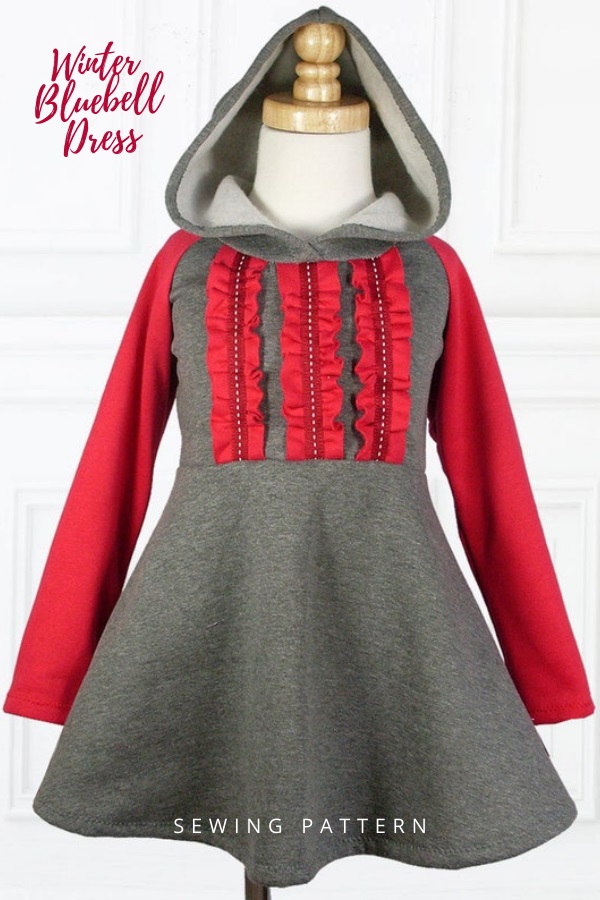 Winter Bluebell Dress sewing pattern