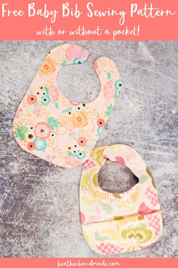 Baby Bib FREE sewing pattern