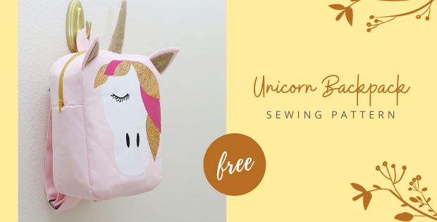 Unicorn Backpack FREE sewing pattern