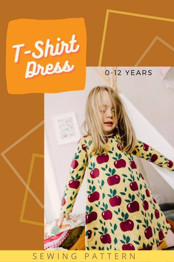 T-Shirt Dress sewing pattern (0-12 years)