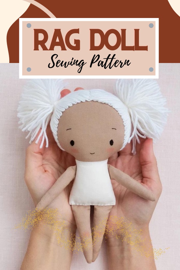 Rag Doll sewing pattern Sew Modern Kids