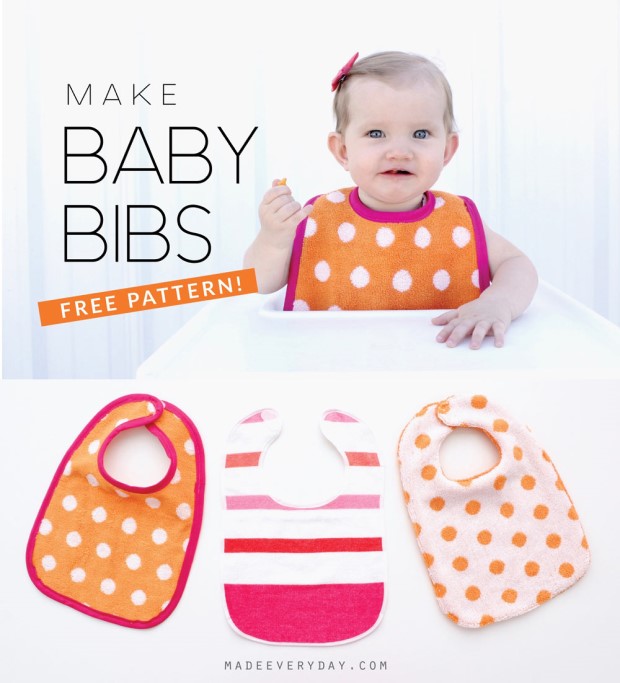 Baby Bibs FREE sewing pattern