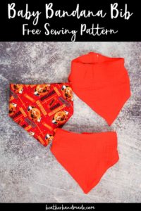 Baby Bandana Bib FREE sewing pattern - Sew Modern Kids