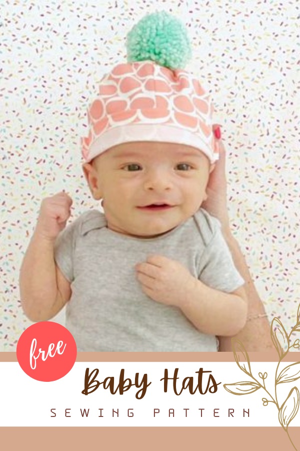 Baby Hats FREE sewing pattern (with video)