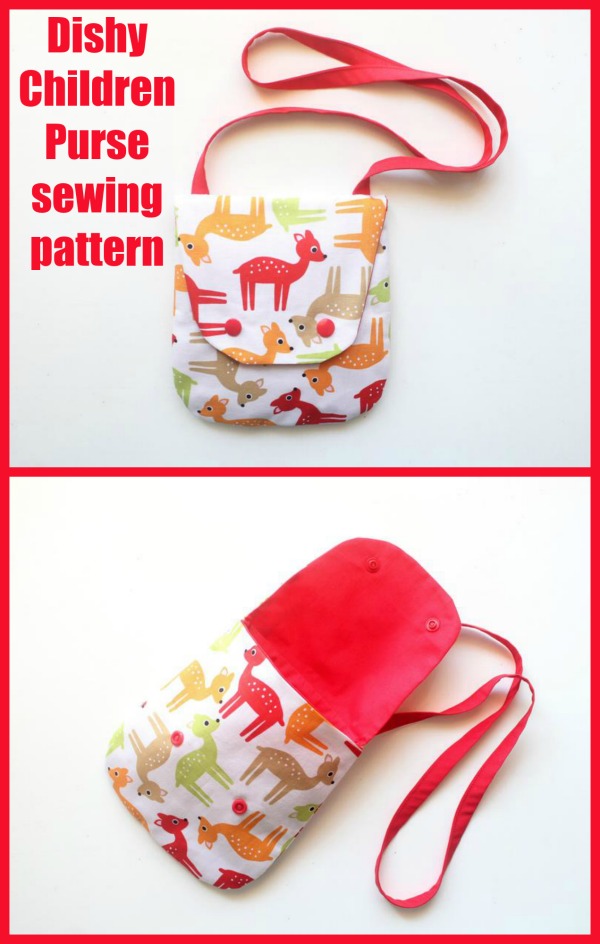 Dishy Children Purse sewing pattern