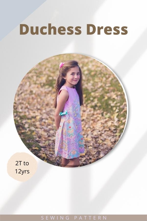 Duchess Dress sewing pattern (2T to 12yrs)