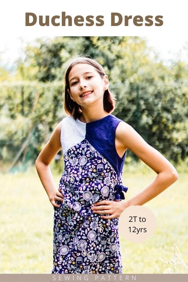 Duchess Dress sewing pattern (2T to 12yrs)