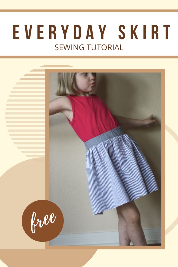 Everyday Skirt FREE sewing tutorial