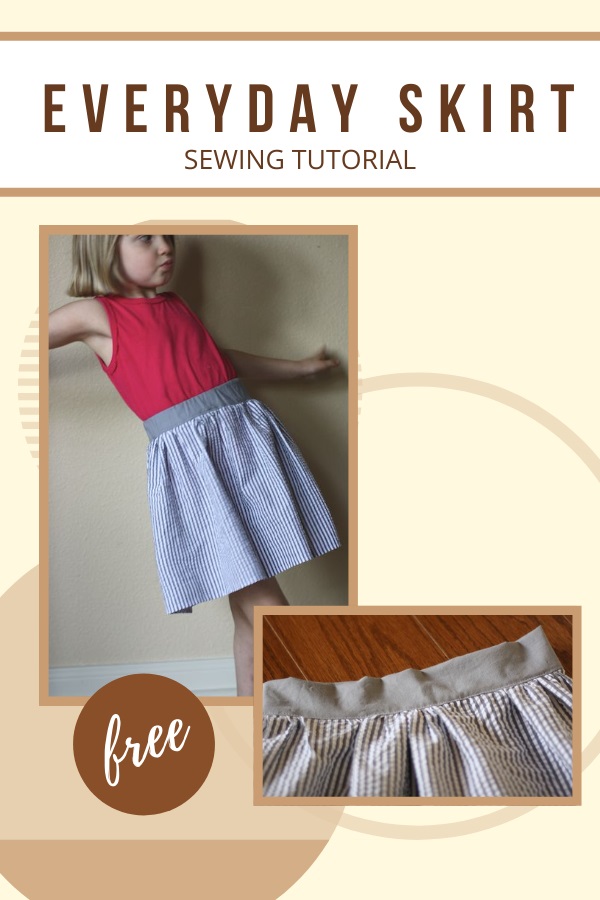 Everyday Skirt FREE sewing tutorial