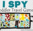 I Spy Toddler Travel Game FREE sewing tutorial