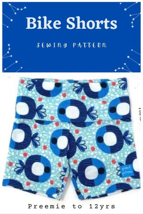 Bike Shorts sewing pattern (Preemie to 12yrs) - Sew Modern Kids