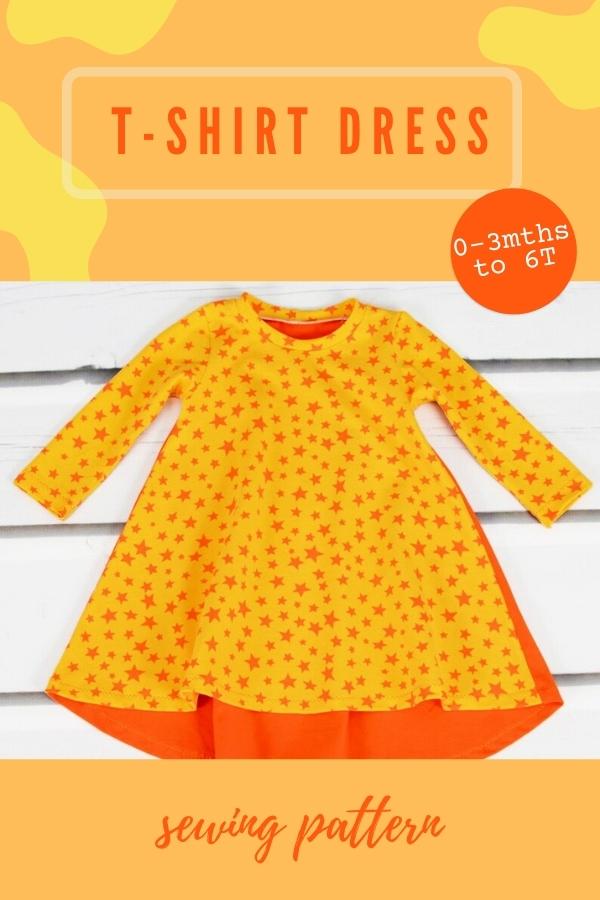 Baby t store shirt dress pattern