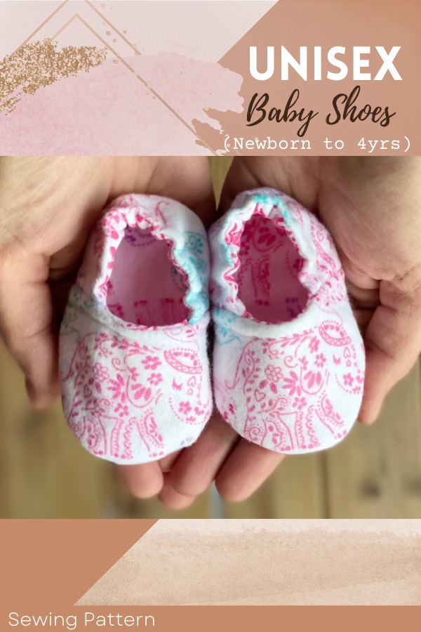 Unisex Baby Shoes sewing pattern (Newborn to 4yrs)