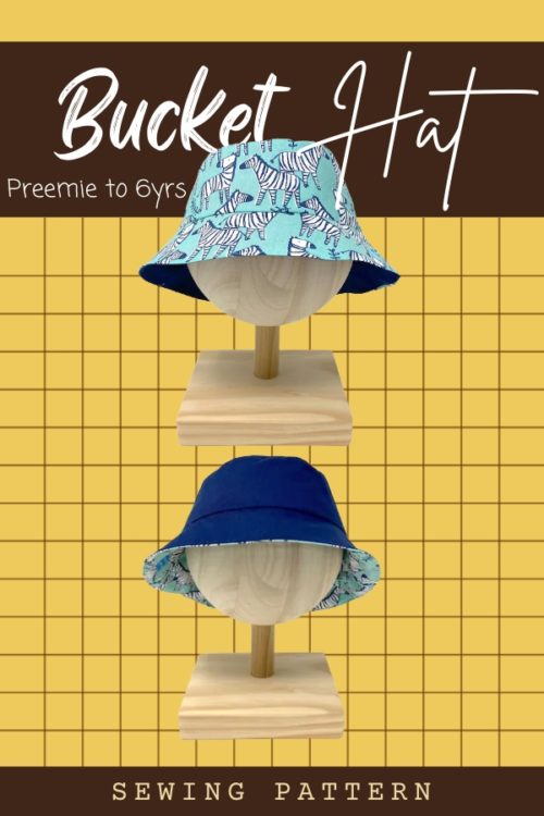 Bucket Hat sewing pattern (Preemie to 6yrs) - Sew Modern Kids