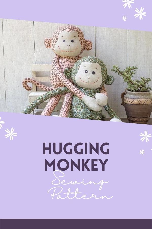 Hugging Monkey sewing pattern