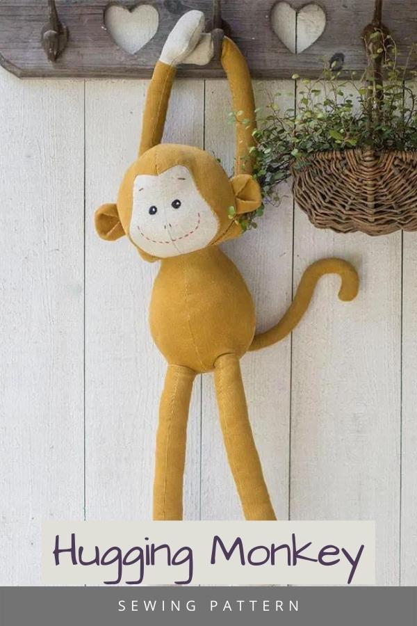 Hugging Monkey sewing pattern