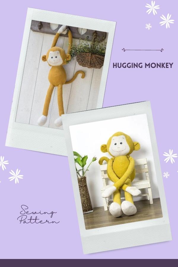 Hugging Monkey sewing pattern